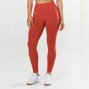 SECONDLEFT SEAMLESS FULL LENGTH TIGHTS - Red